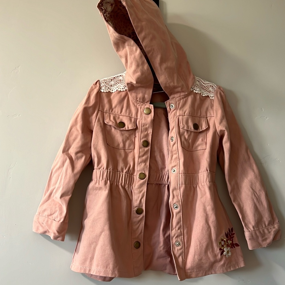 Little Lass| Pink Denim Jacket | 4T